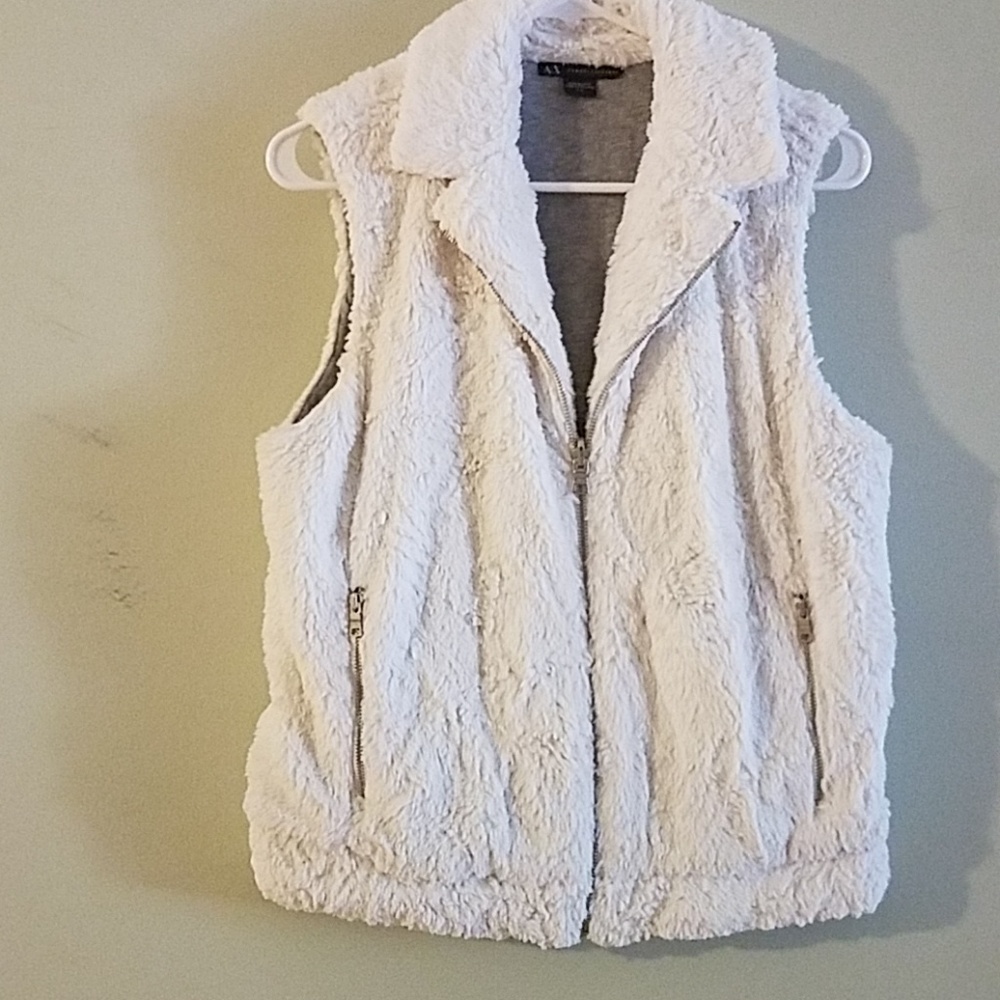 Armani Exchange Reversible Fur Vest